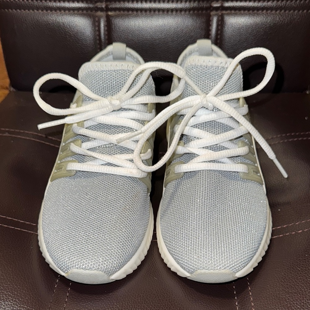 JustFab Gray Sneakers with Minimalist Design